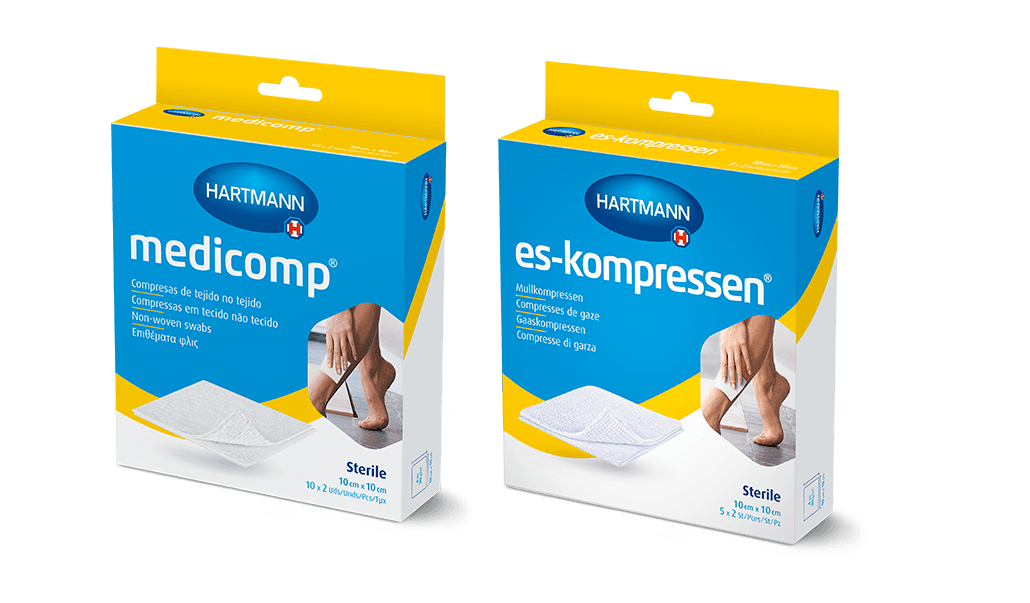 ES-Kompressen®<br/>Medicomp®<br/>Sterilux®